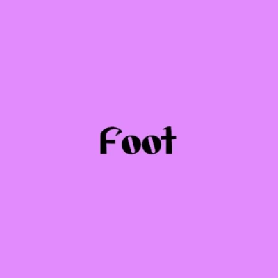 تصویر تکست Foot